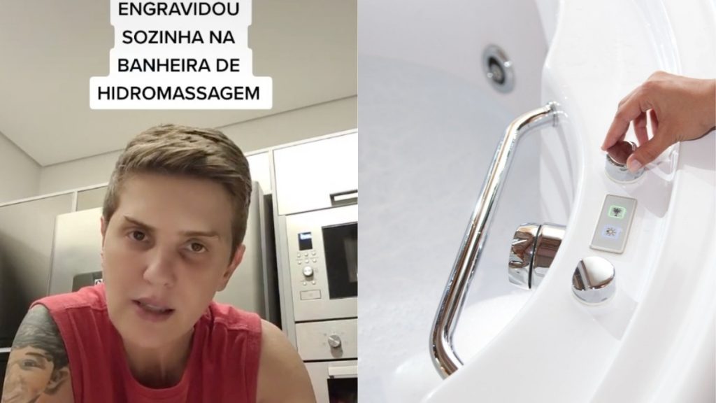 banheira engravidou