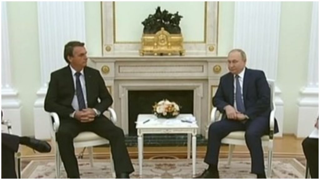 encontro bolsonaro e putin