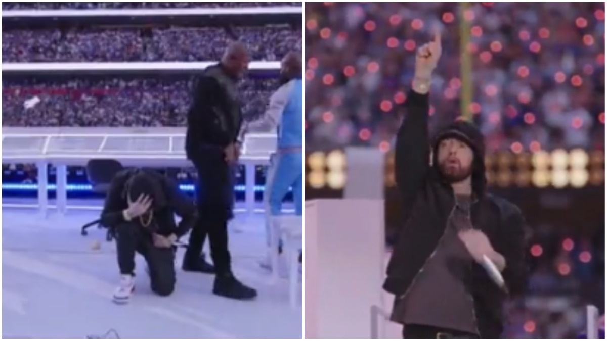 Superbowl: Eminem homenageia Colin Kaepernick durante apresentação