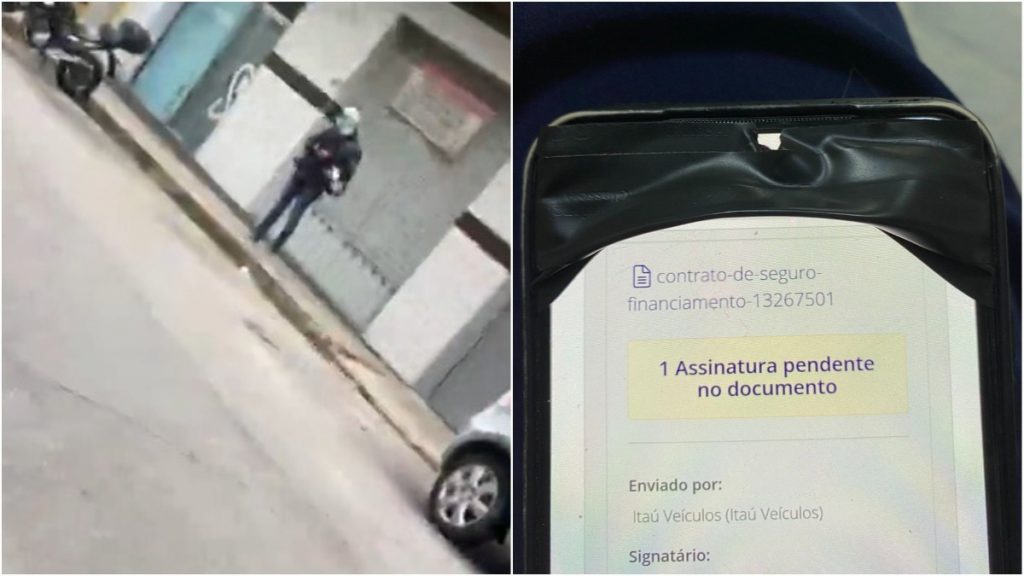 golpe falso entregador