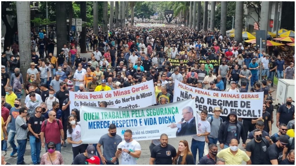 manifestação policial
