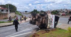 motorista caminhão morre acidente