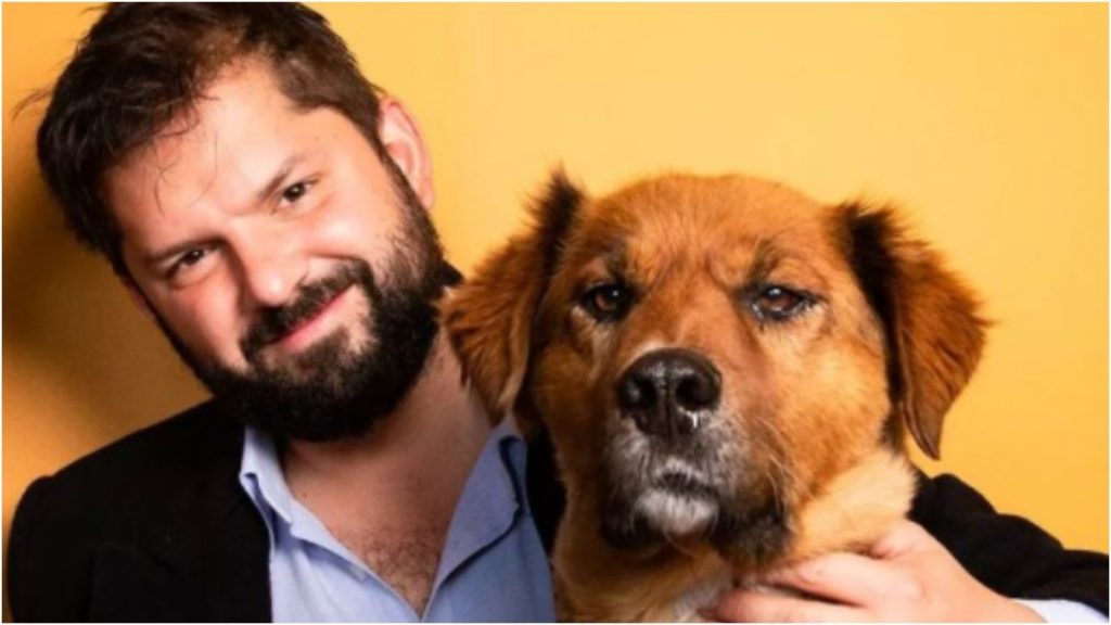 cão-presidente toma posse junto de dono no Chile