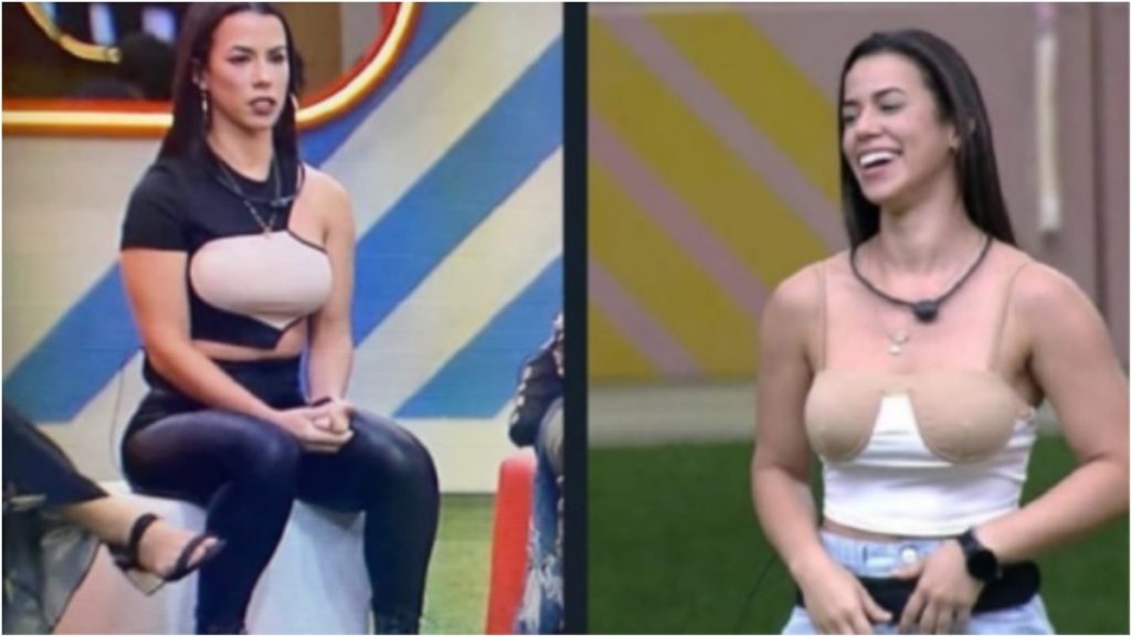 A própria página de Larissa fez uma publicação brincando com os croppeds