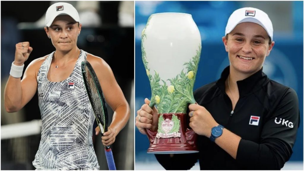 ash barty numero 1 do mundo troféu