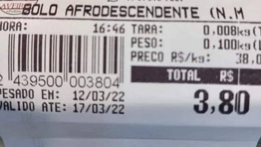 bolo afrodescendente