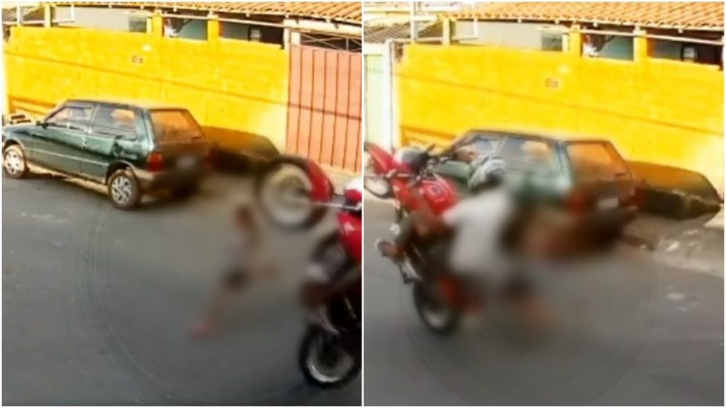 criança atropelada