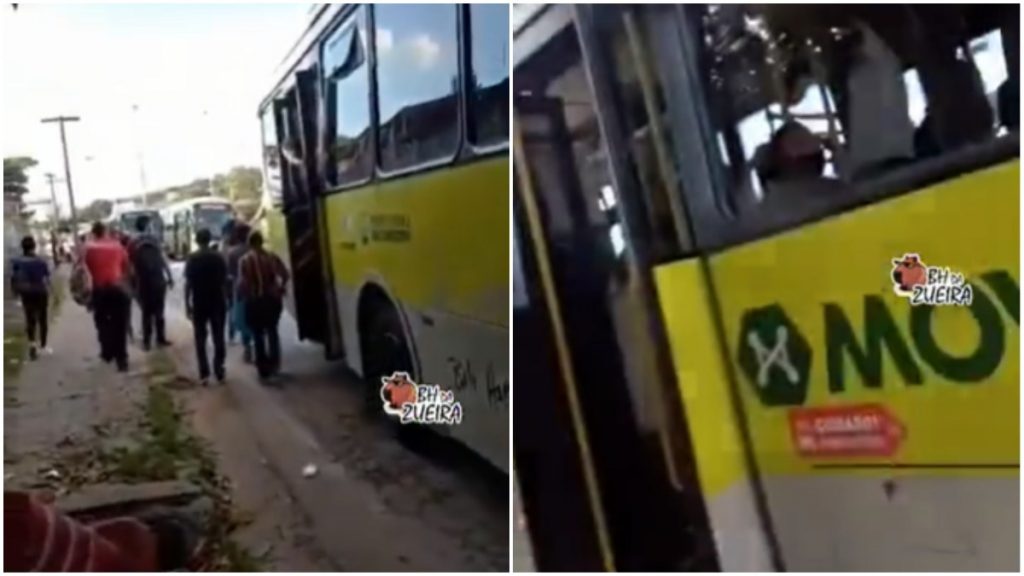 passageiro foge com chave ônibus
