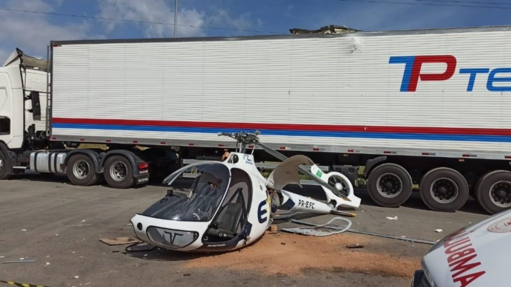 helicoptero caído