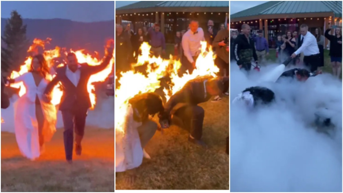 Vídeo do casamento viralizou nas redes sociais