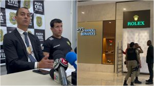 Investigação do assalto no BH Shopping