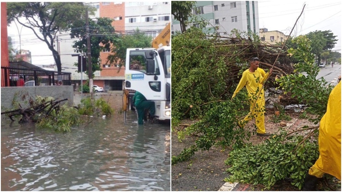 Chuvas na Grande Recife devem continuar