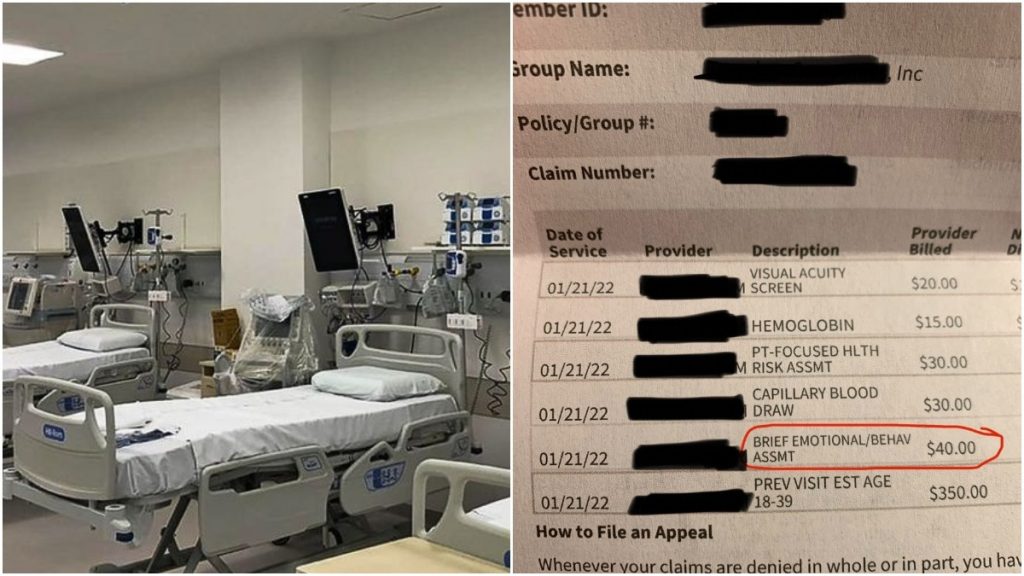 A menina sofre de uma doença rara e chorou durante a consulta