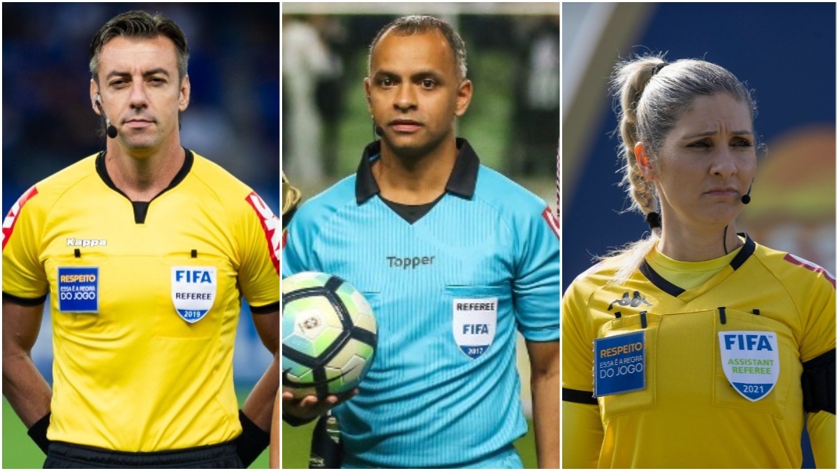 Assistant Referee, Neuza Inês Back, during the Campeonato