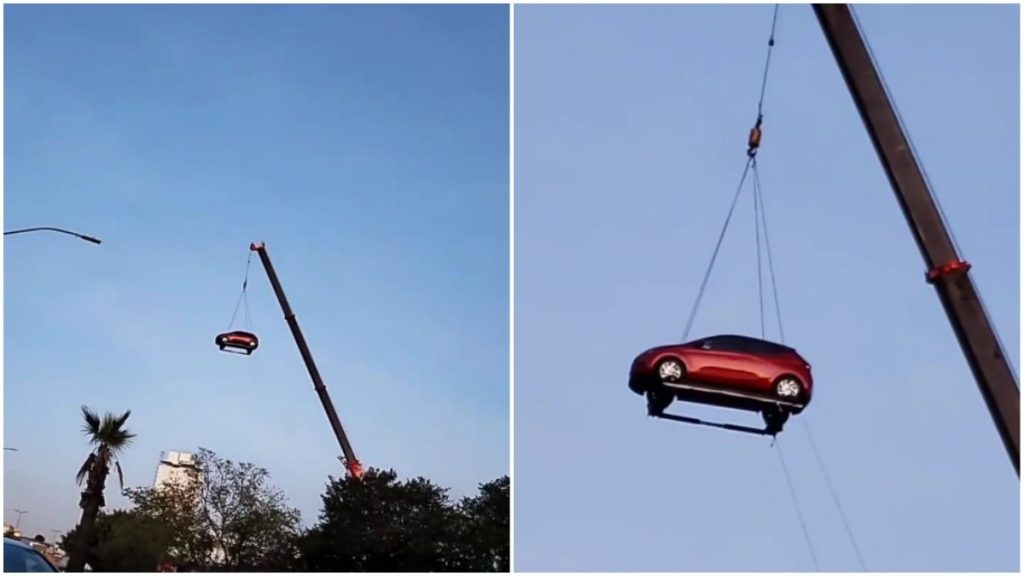 carro pendurado