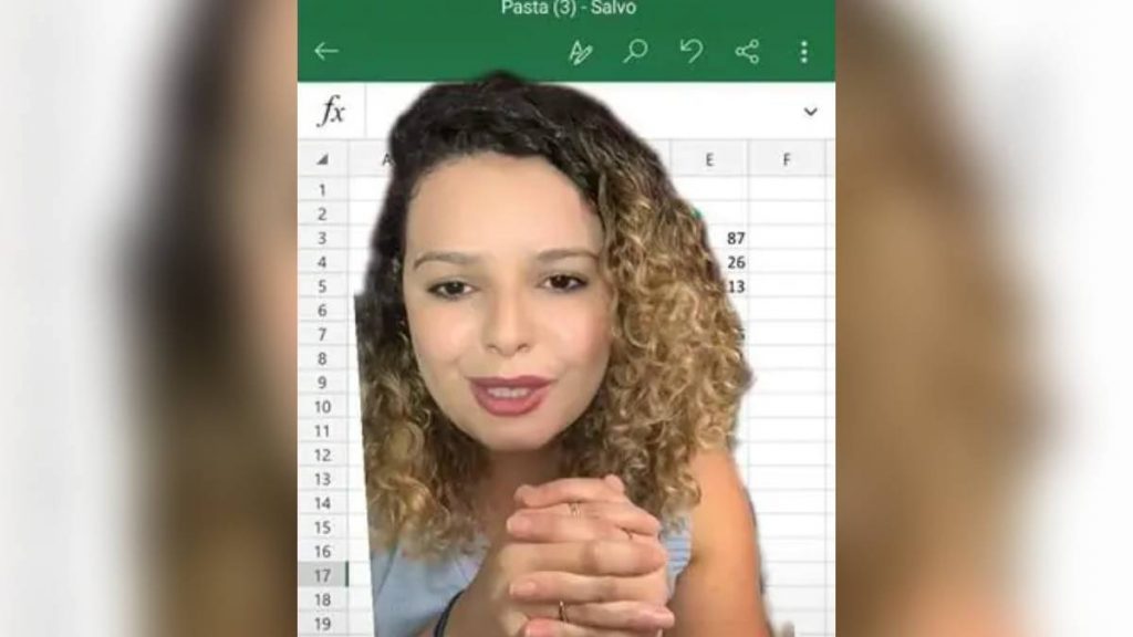 mulher planilha excel