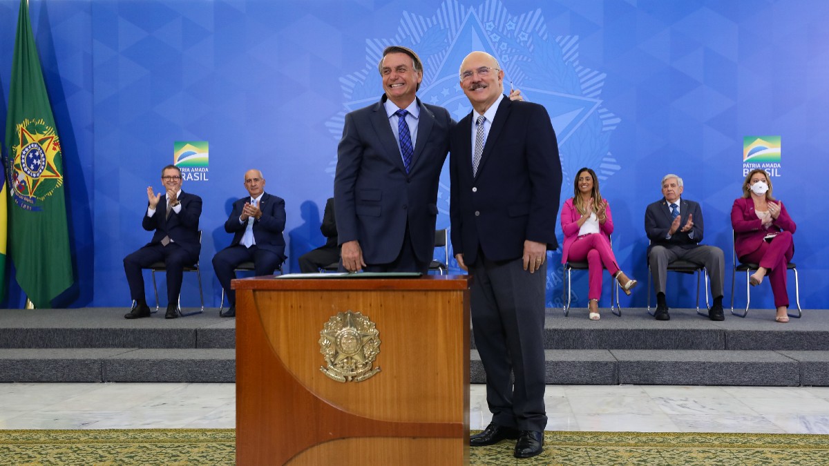 Bolsonaro e Milton Ribeiro