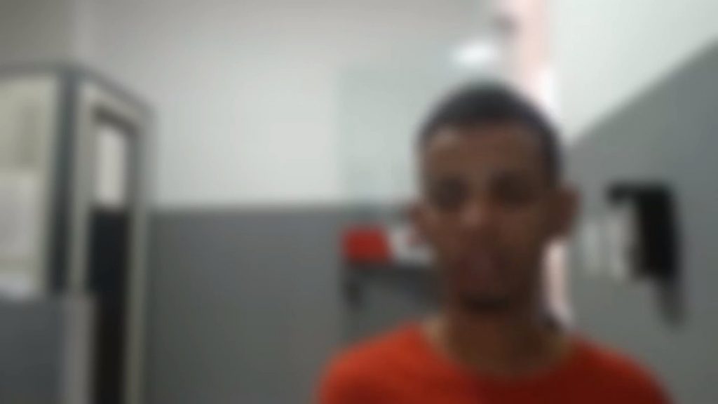 Jovem preso