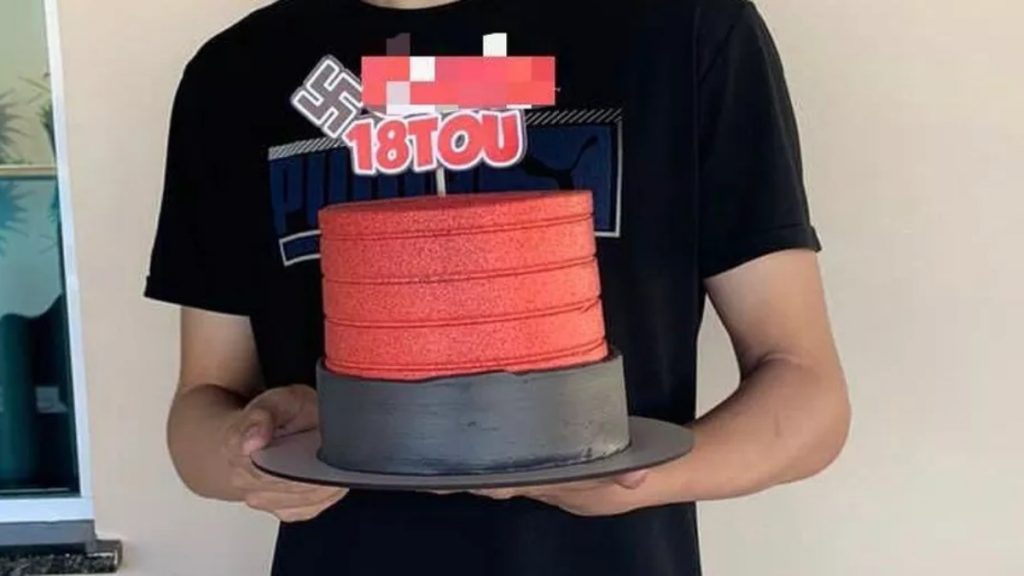 Suástica em bolo