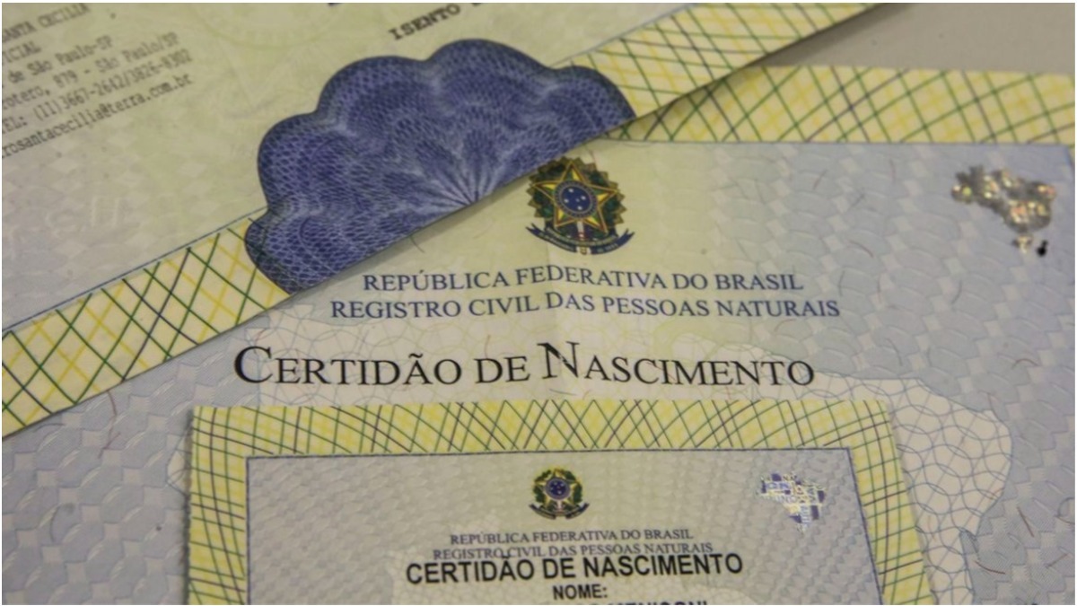 certidão de nascimento