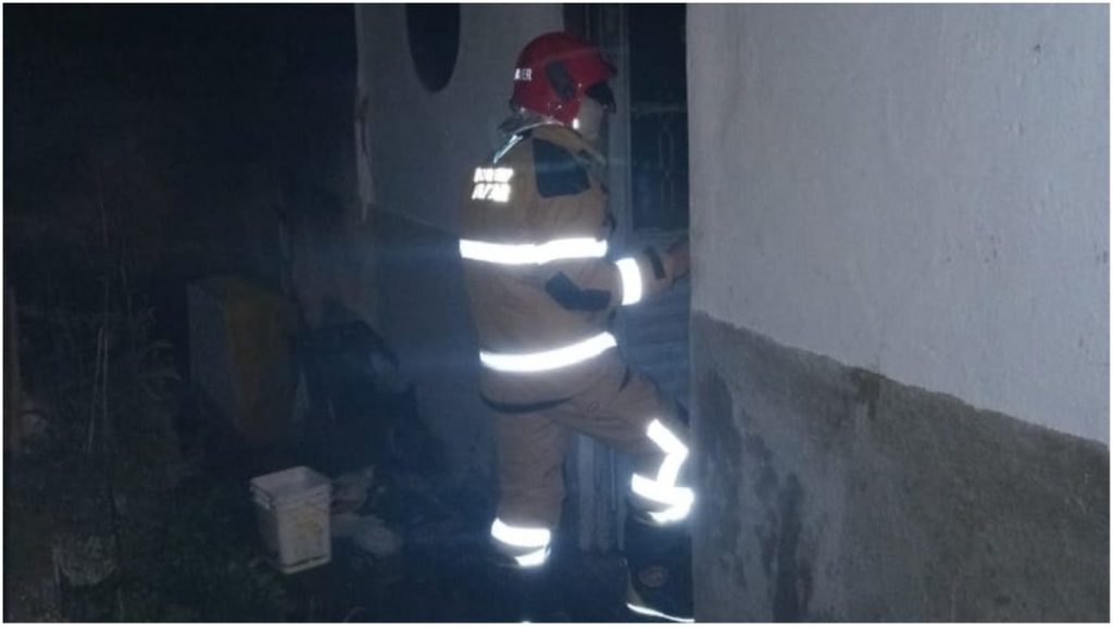 idosa morre incendio