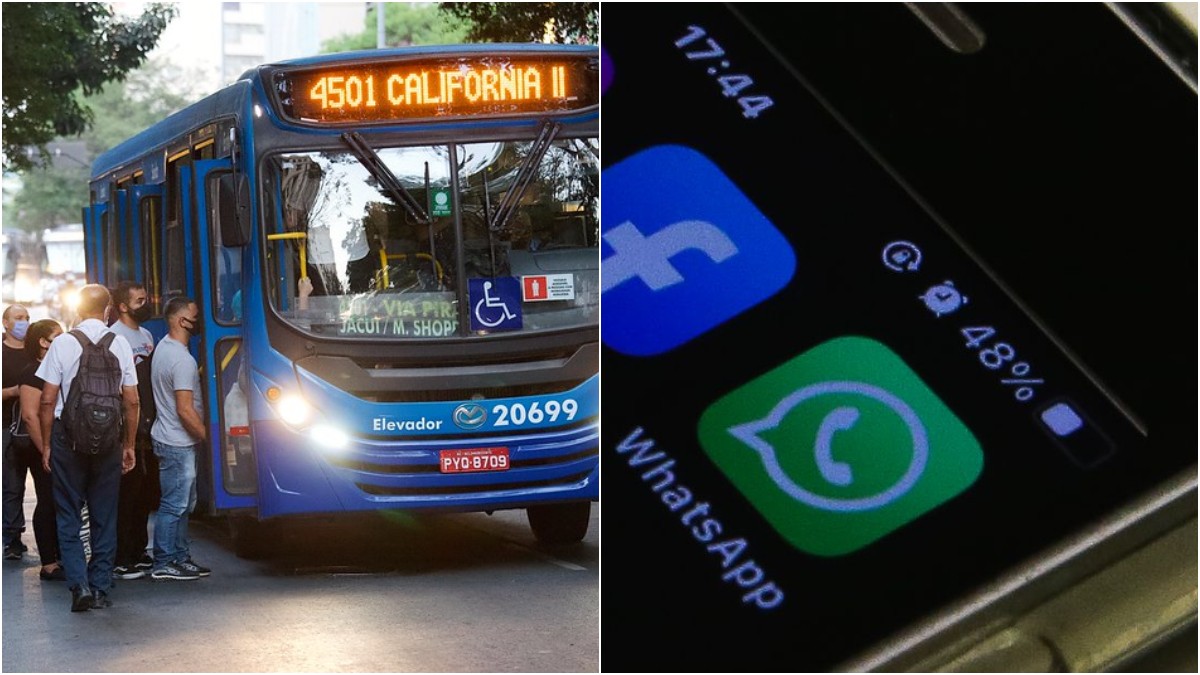 Ônibus e WhatsApp