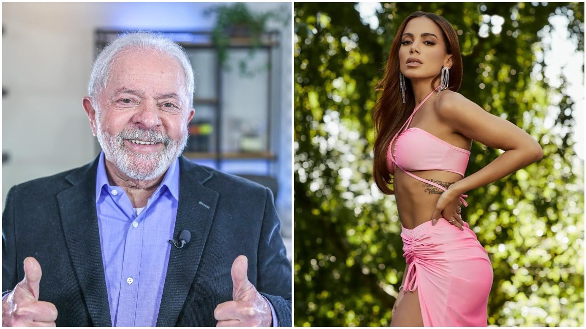 Anitta declara voto ao Lula nas eleições deste ano e petista reage