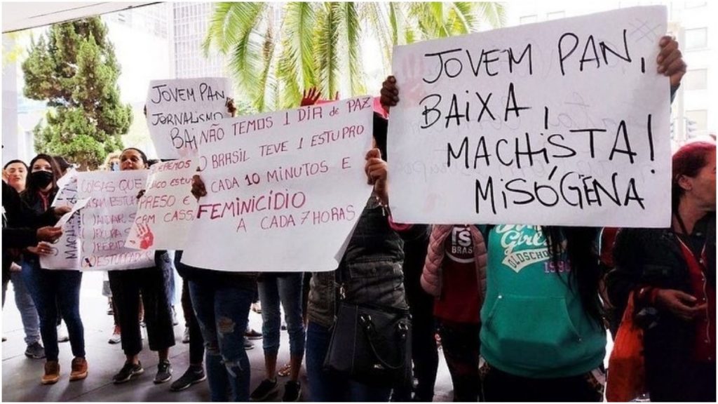 protesto jovem pan