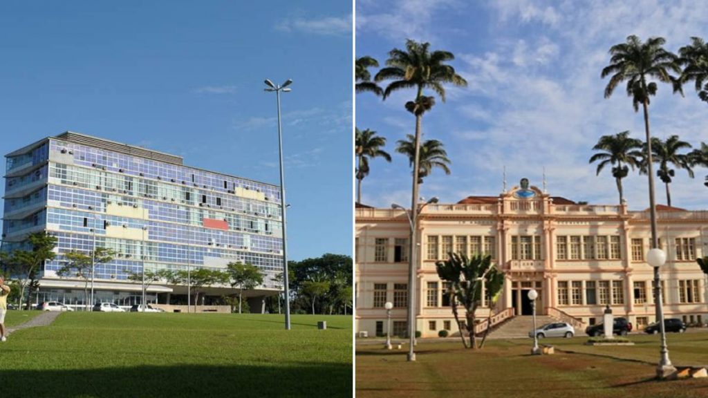 Fachadas UFMG e UFV