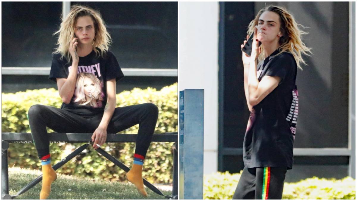 Cara Delevingne é vista agindo de forma descontrolada e familiares