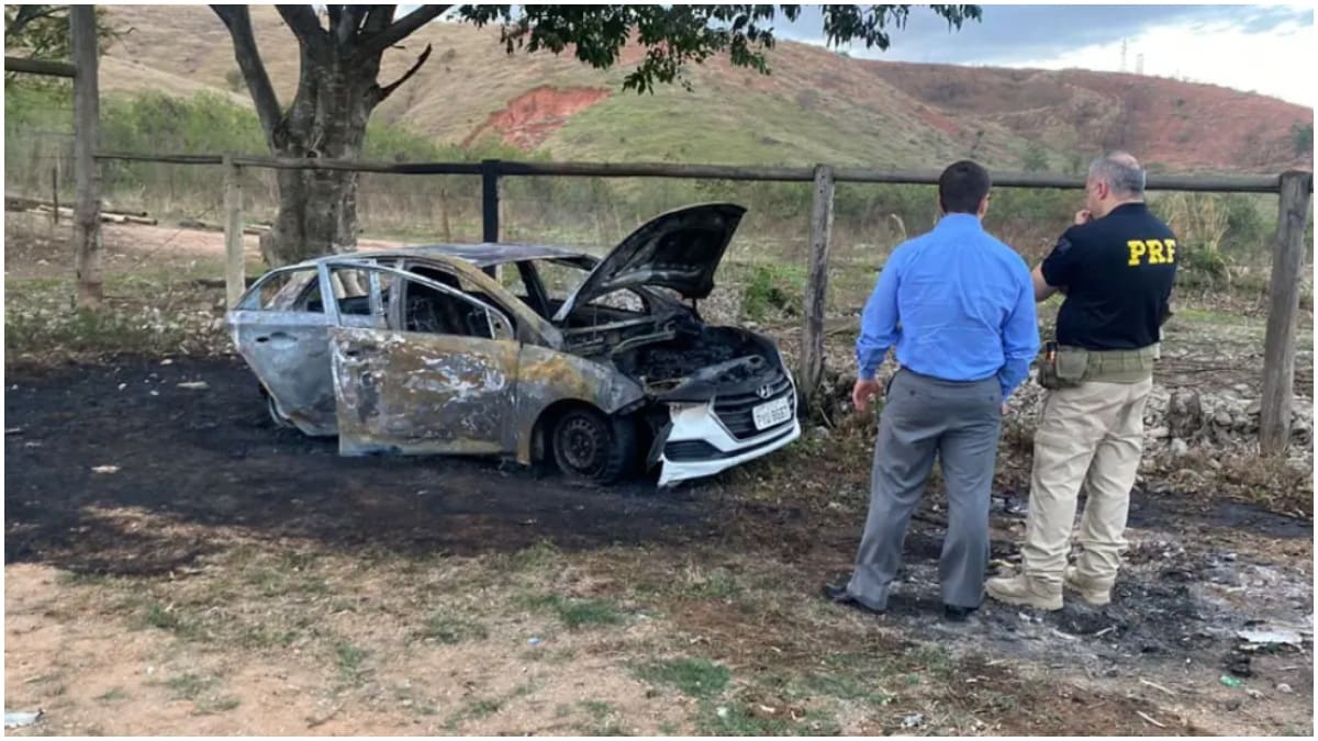 carro queimado governador valadares