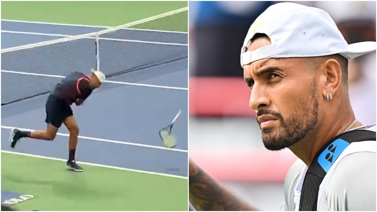 Captura aproximada da mão do tenista masculino segurando a bola de tênis e  o jogo de partida da raquete ou servindo a bola durante a partida