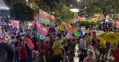 Eleitores comemoram vitória de Lula