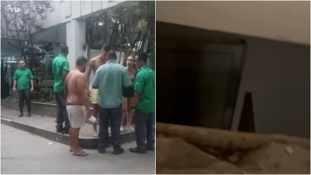 Frentista filma mulher em banheiro