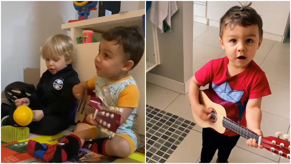 VÍDEO: Menino de oito anos chama a atenção tocando sucessos da