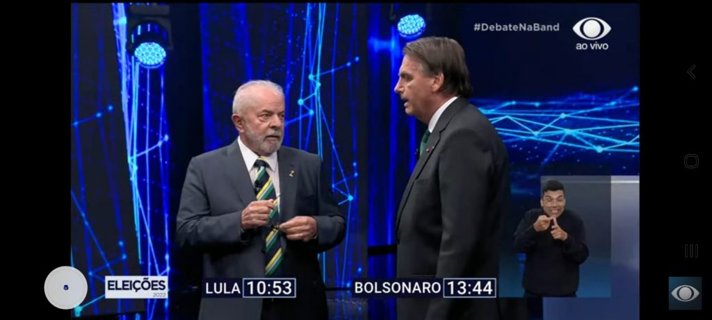 Bolsonaro Lula debate