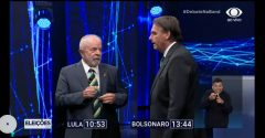 Bolsonaro Lula debate