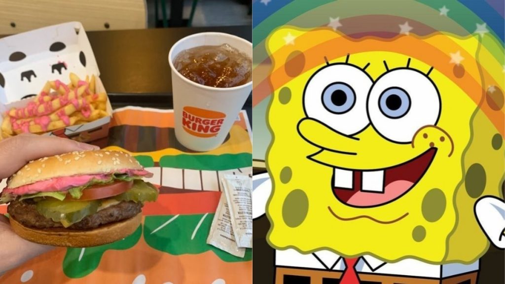 combo burger king bob esponja