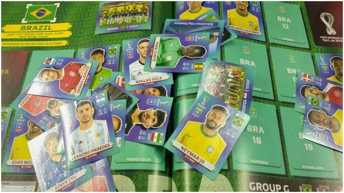 figurinha Extra Mbappe Legend Bronze Colante produto não oficial.