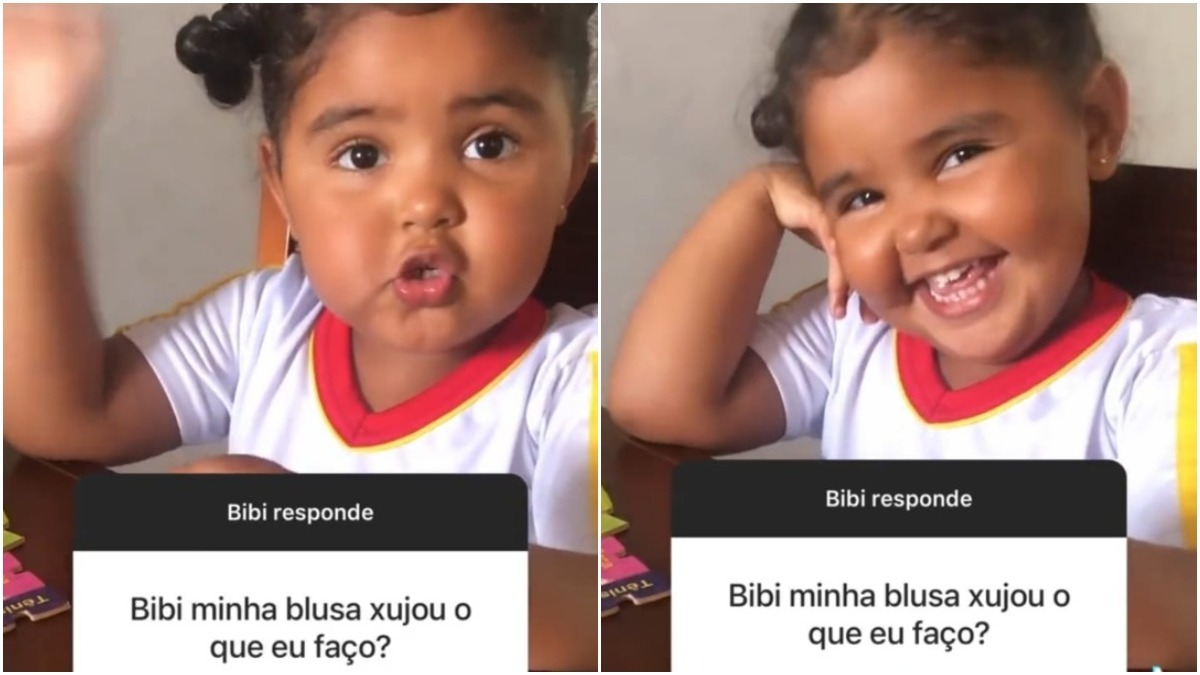garotinha corrige erros português