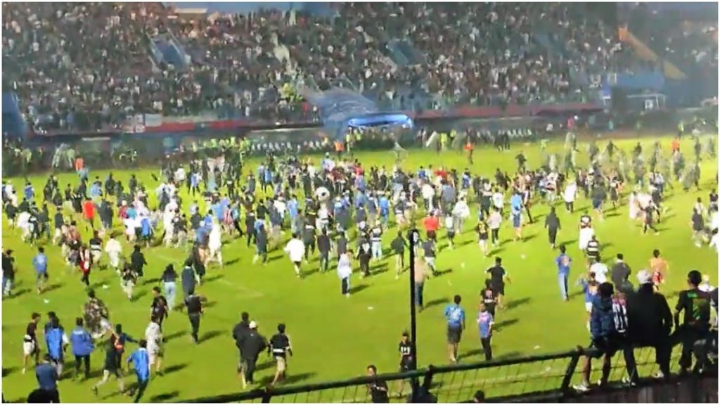 indonésia confusão futebol