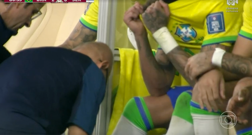 Neymar chora atendimento médico