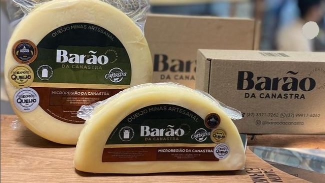 Queijo Barão, da Serra da Canastra, é vendido no Mercado Central de BH