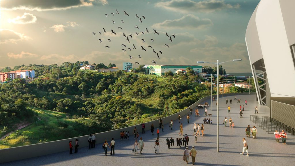 Esplanada do novo estádio do Galo terá shows e eventos