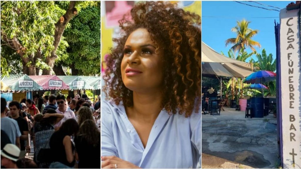 feirinha aproxima cinara ribeiro e casa fúnebre