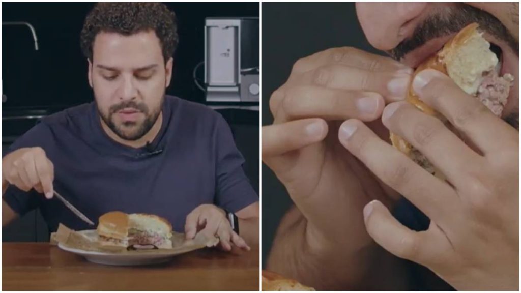 BHAZ Experimenta sanduíche do Forasteiro Burguer