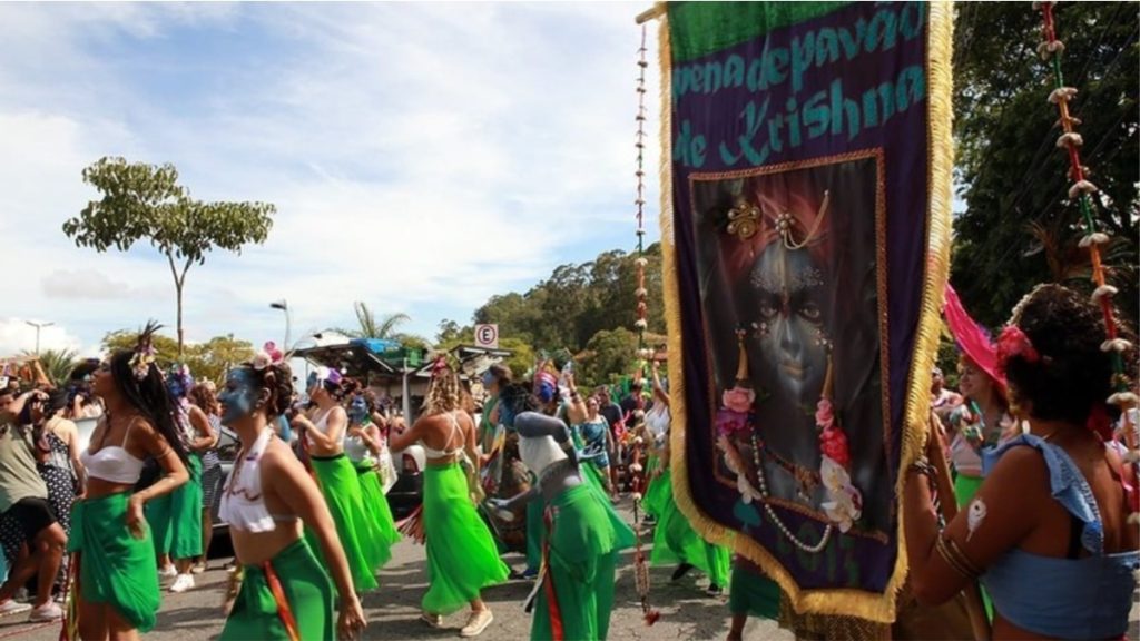 bloco pena de pavão de krishna carnaval bh