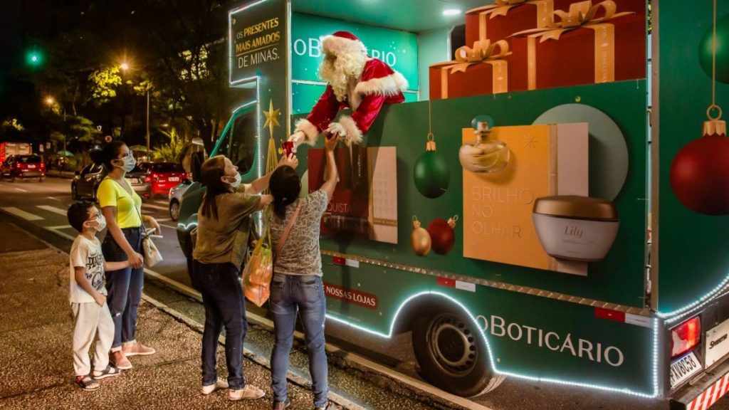 O Boticário realiza ações especiais de Natal em Belo Horizonte e Região Metropolitana