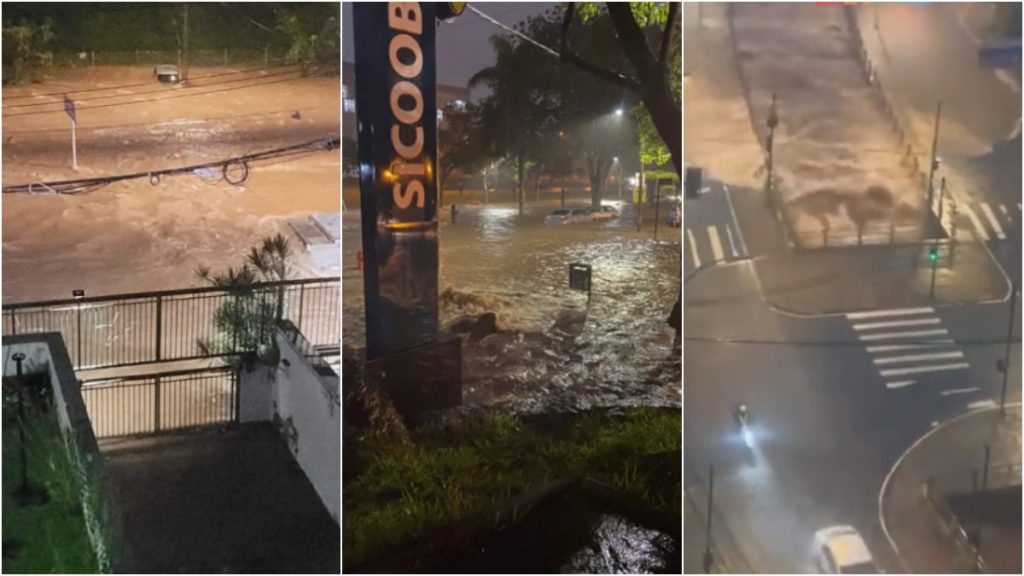 Forte chuva em BH