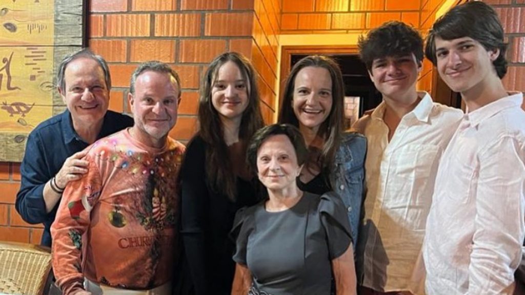Rubens Barrichello e família